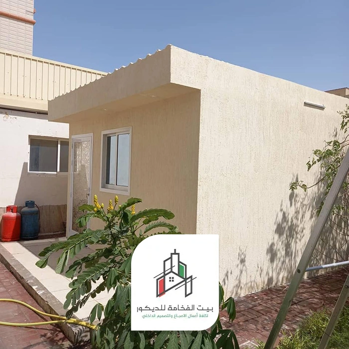 بناء ملحق في الحوش بأبوظبي